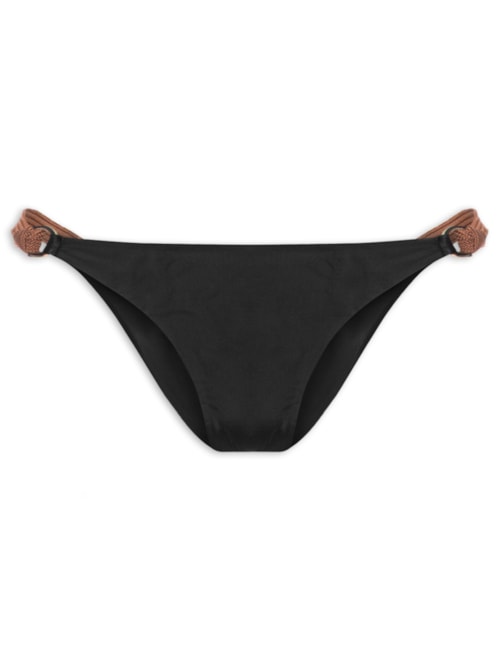 Calcinha Lateral Corda - Preto