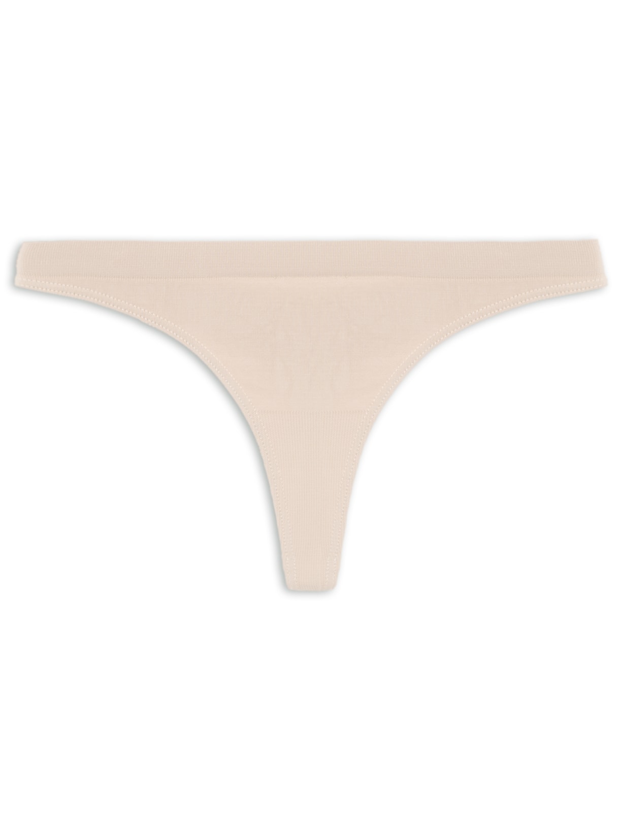 Calcinha Loba Fio Dental Básica Bege Lupo