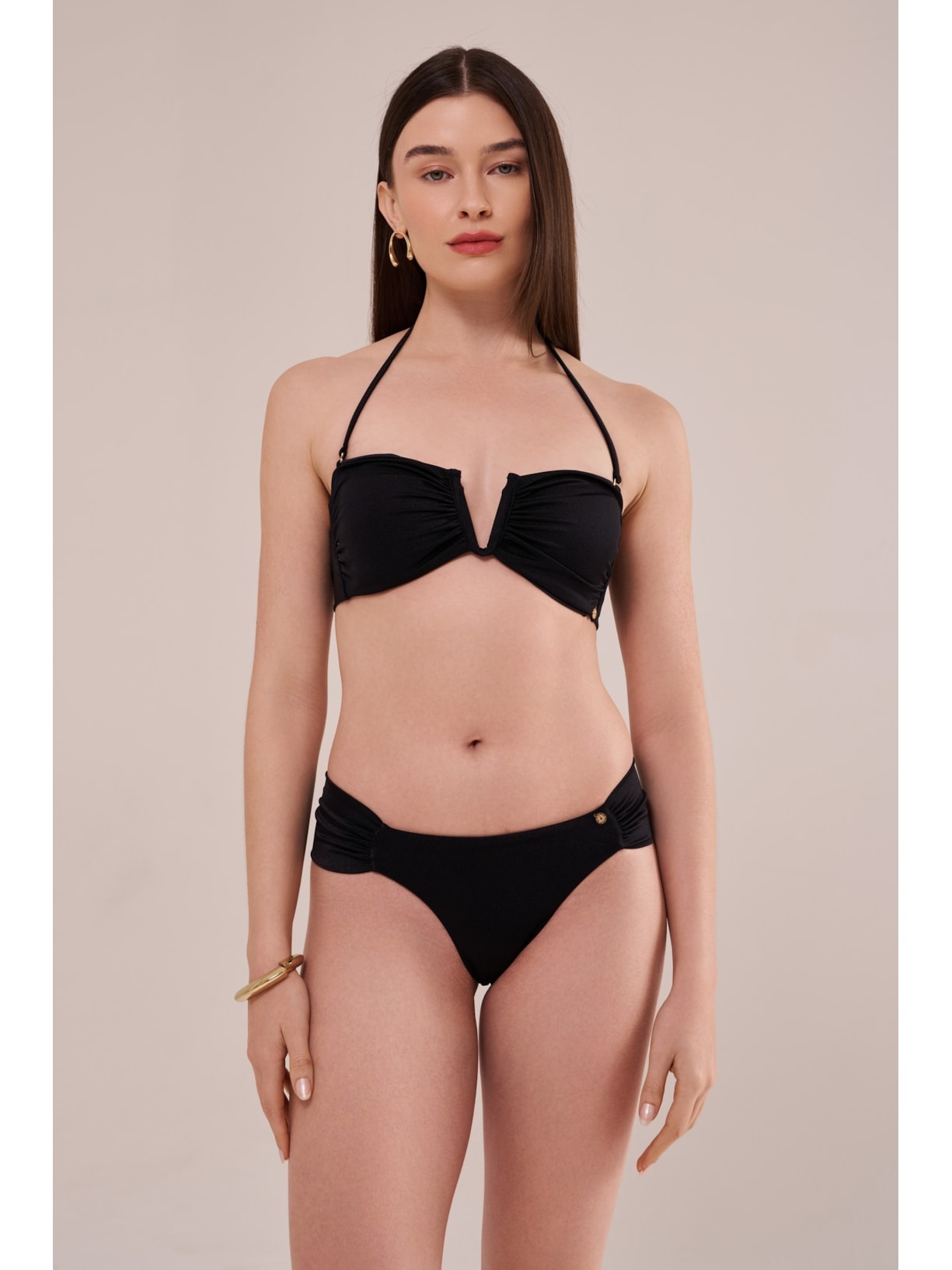 calcinha midi anne basic preto Suntime