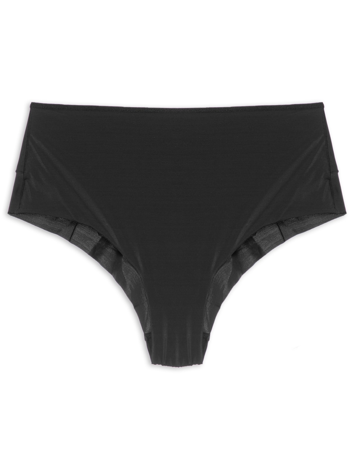 Calcinha Modeladora Cintura Ala Em Microfibra - Preto