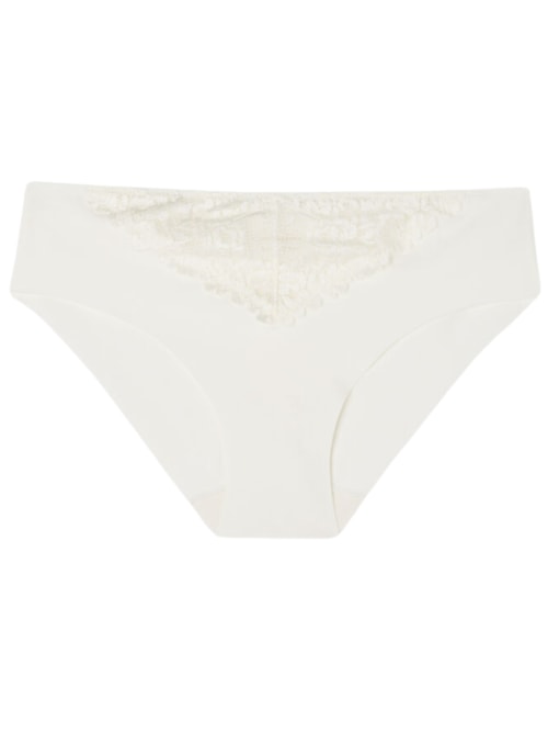 Calcinha Pretty Flowers - Marfim