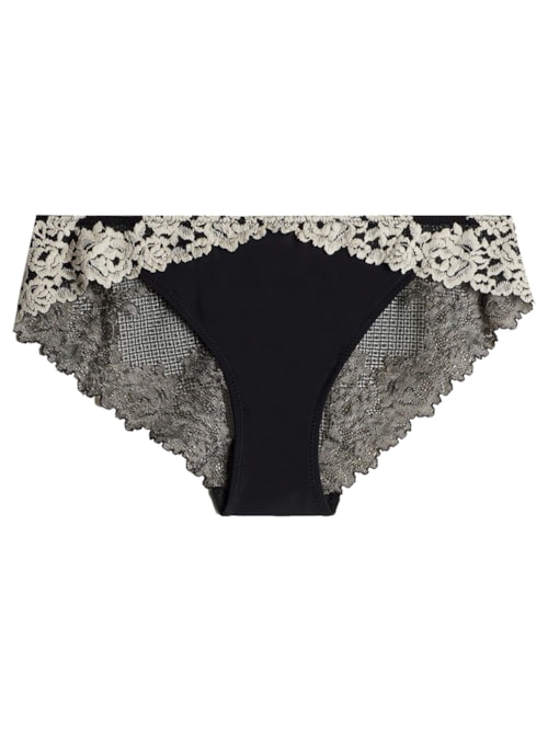 Calcinha Pretty Flowers - Preto