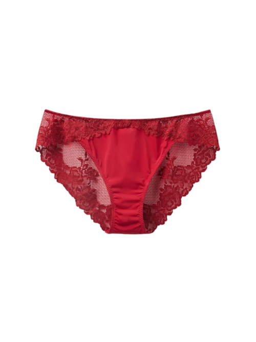 Calcinha Pretty Flowers - Vermelho