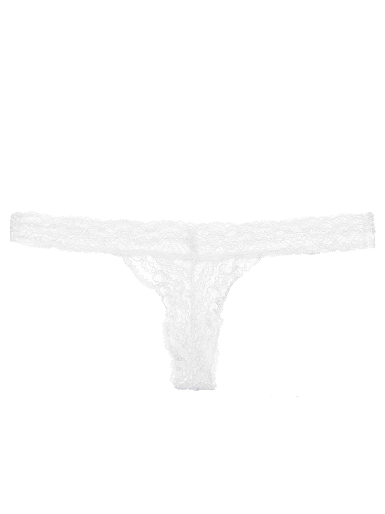 Calcinha Renda Transparência - Branco