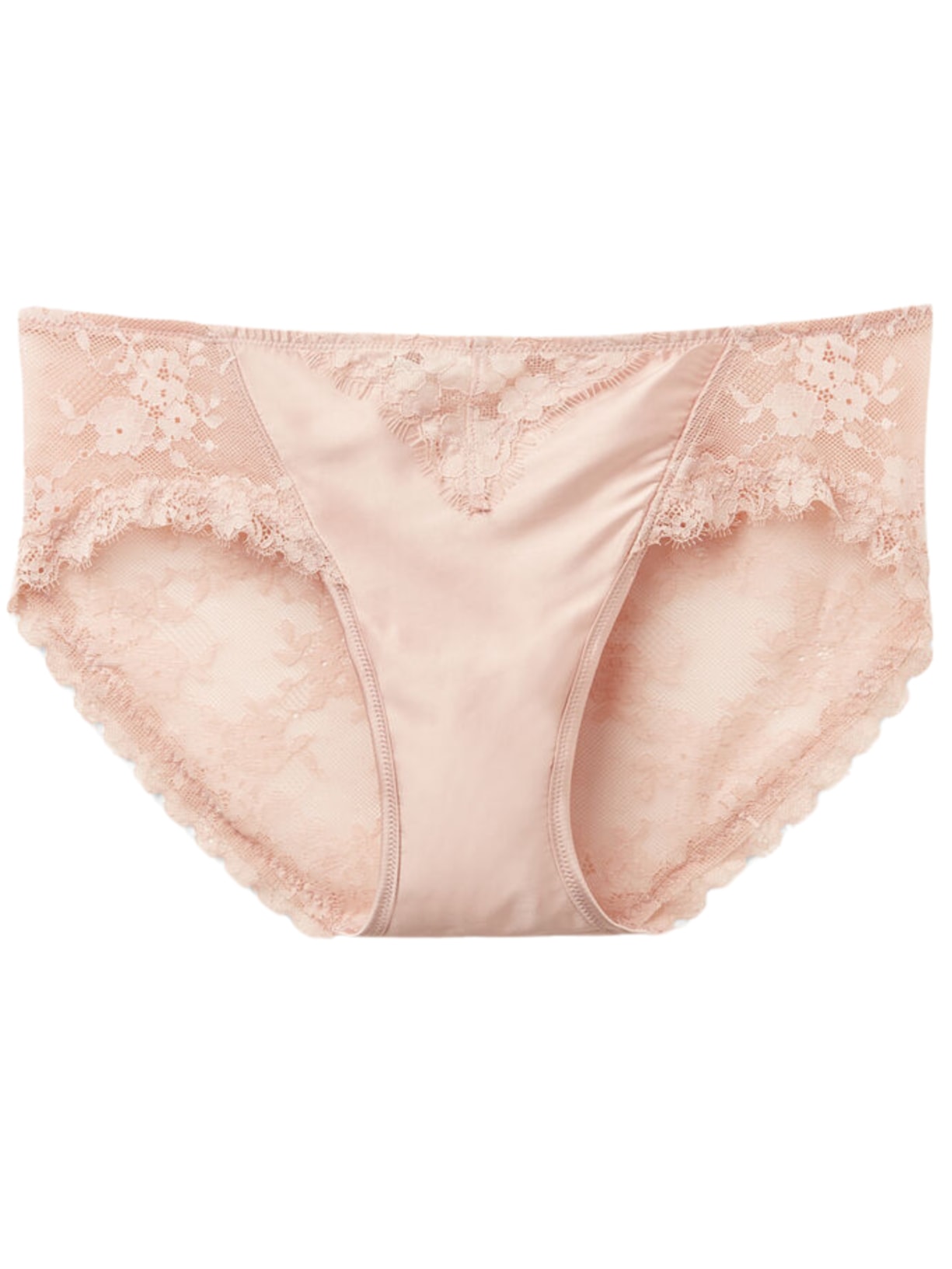 Calcinha Satin Meets Lace - Rosa