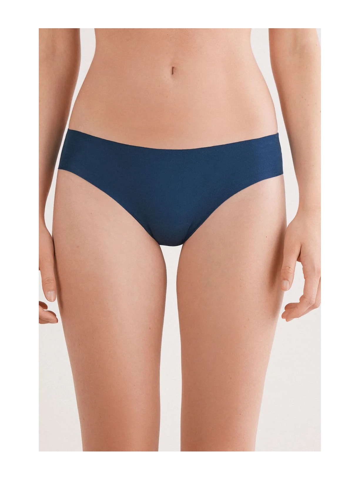 Calcinha Sem Costuras Em Algodão Supima Azul Intimissimi