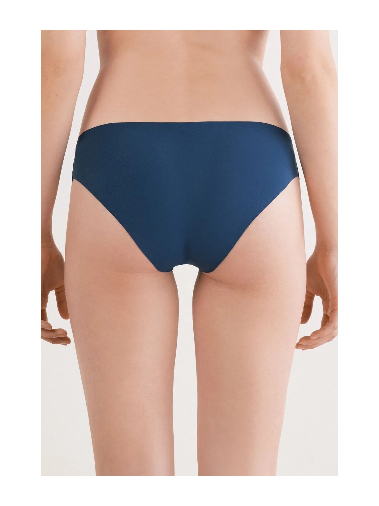 Calcinha Sem Costuras Em Algodão Supima Azul Intimissimi