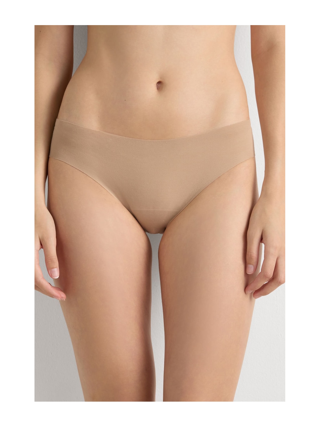 Calcinha Sem Costuras Em Algodão Supima Bege Intimissimi