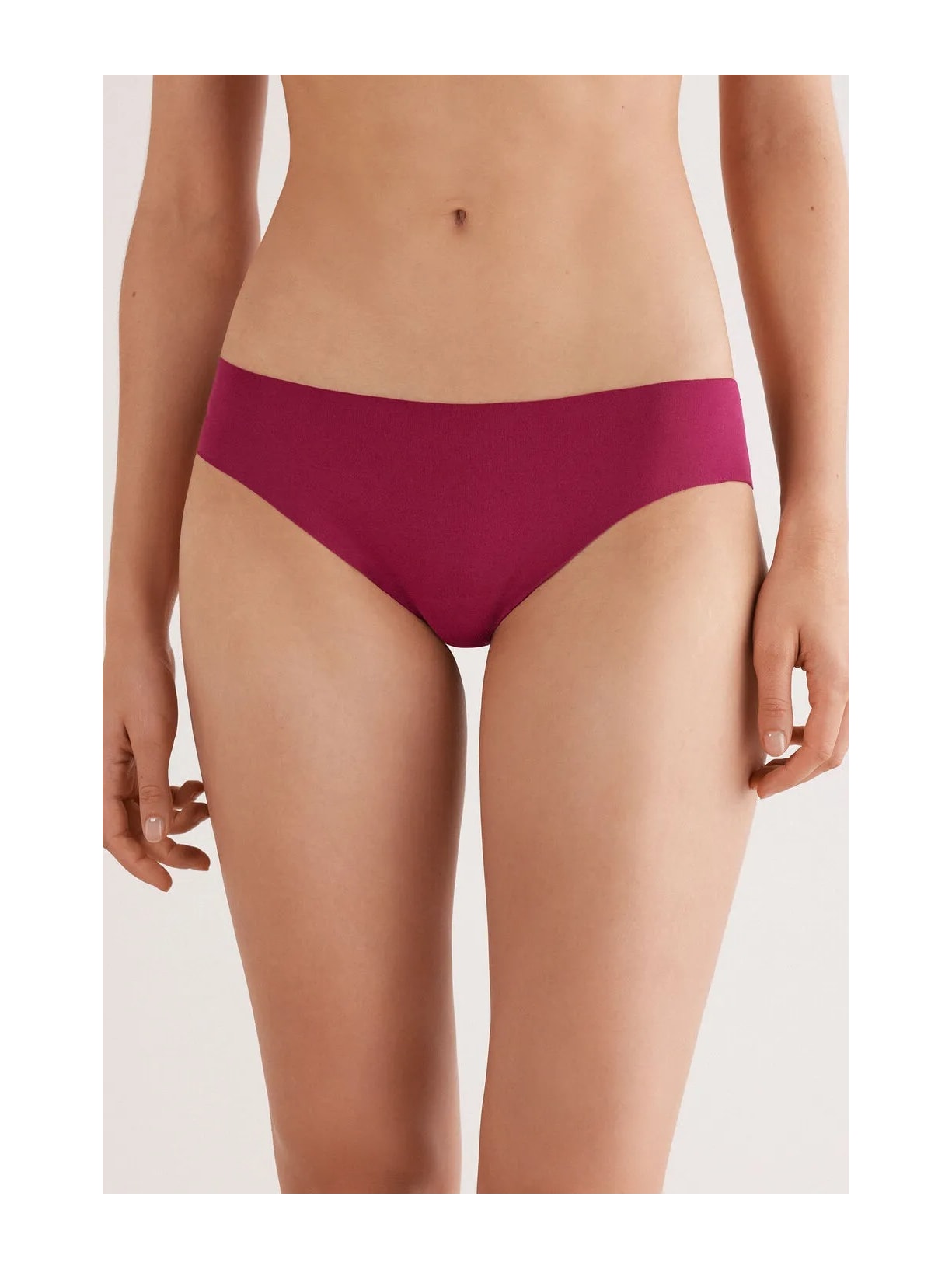 Calcinha Sem Costuras Em Algodão Supima Bordô Intimissimi