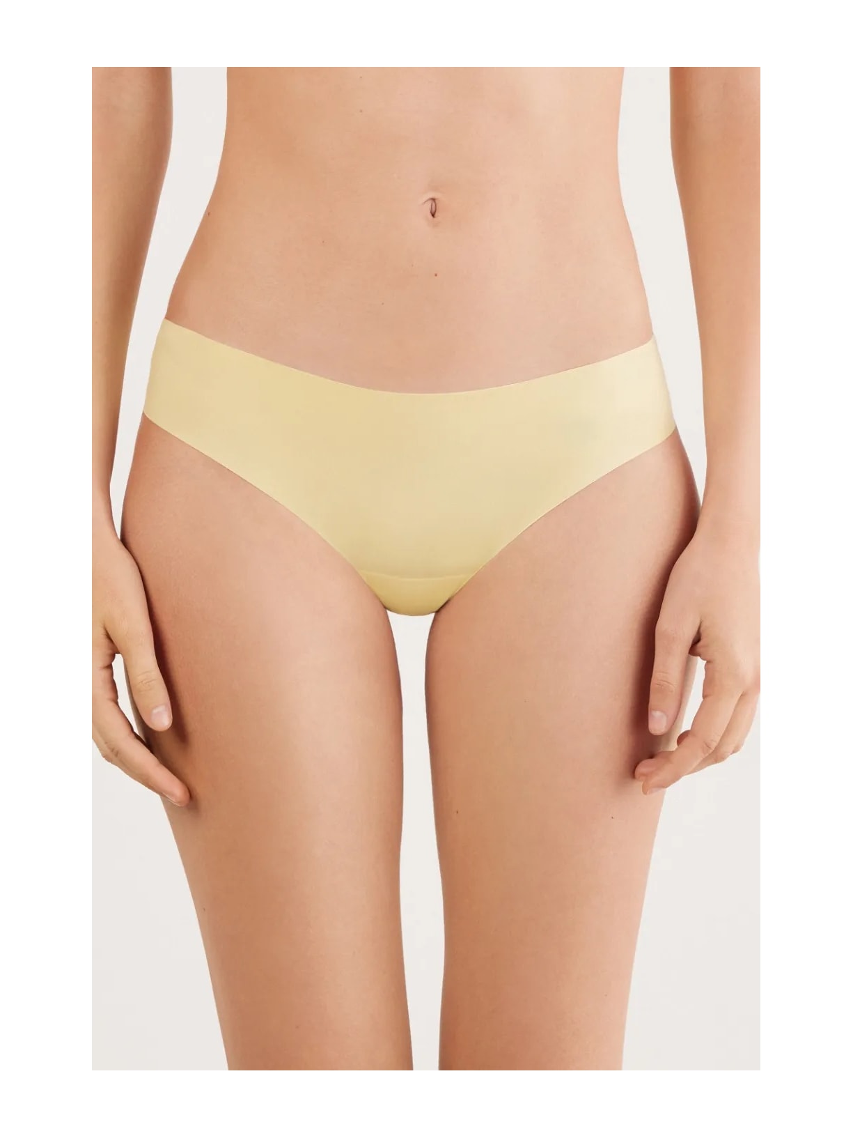 Calcinha Sem Costuras Em Microfibra Amarelo Intimissimi