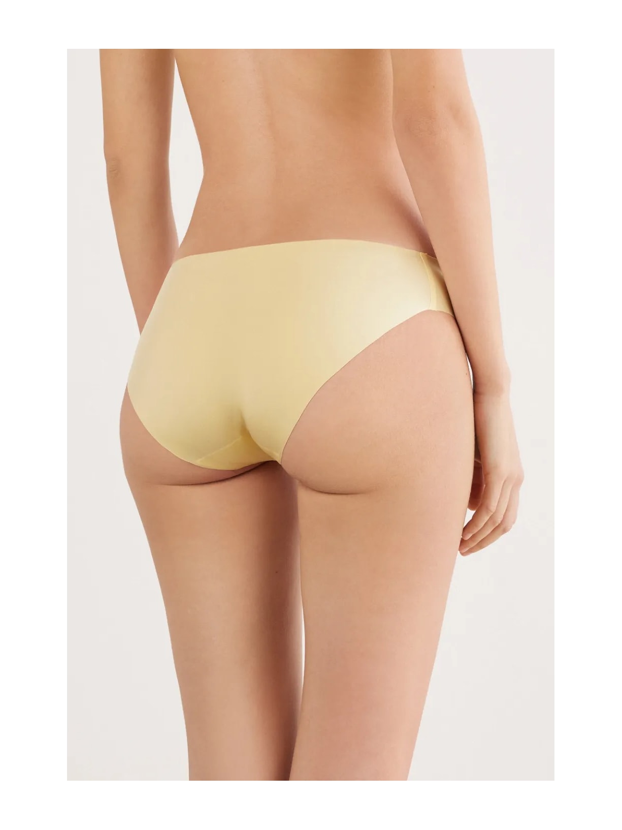 Calcinha Sem Costuras Em Microfibra Amarelo Intimissimi