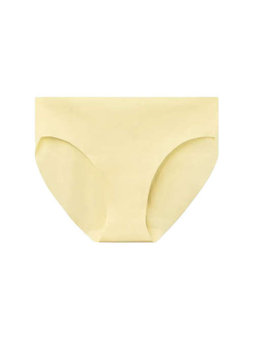 Calcinha Sem Costuras Em Microfibra - Amarelo