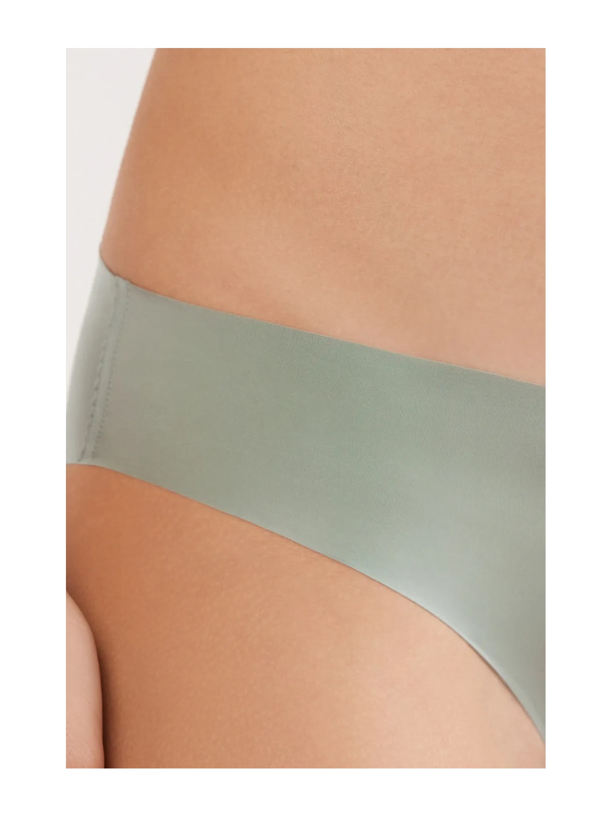 Calcinha Sem Costuras Em Microfibra Verde Intimissimi