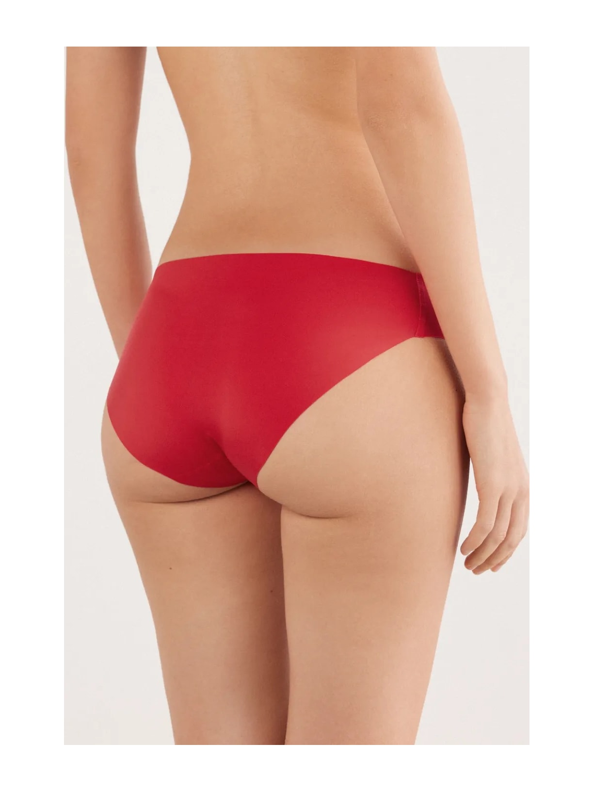 Calcinha Sem Costuras Em Microfibra Vermelho Intimissimi