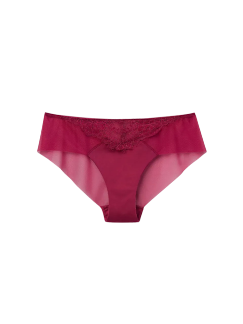 Calcinha Sheer Glamour - Bordô