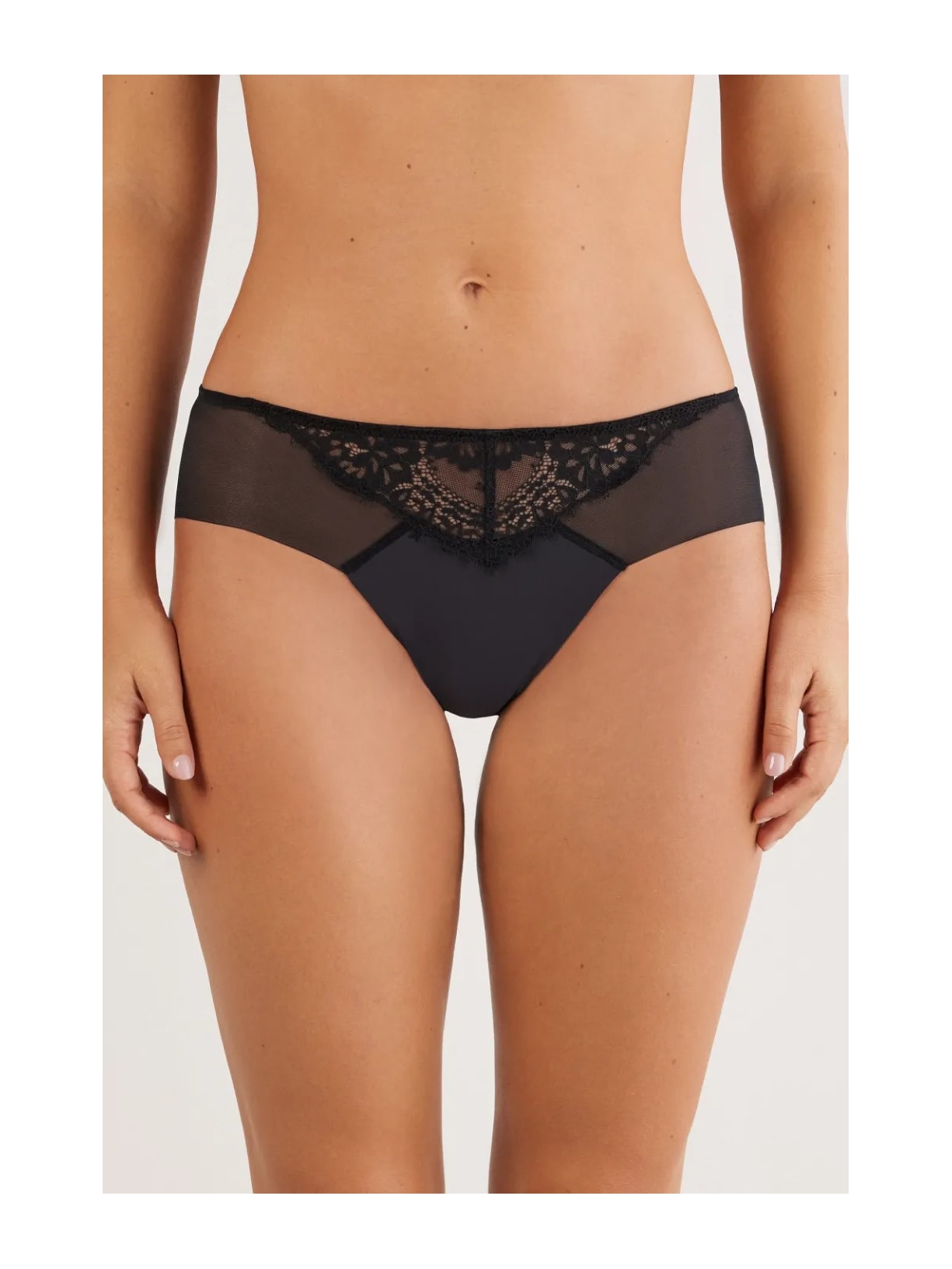 Calcinha Sheer Glamour Preto Intimissimi