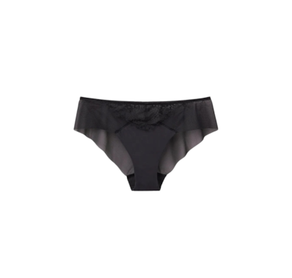 Calcinha Sheer Glamour - Preto
