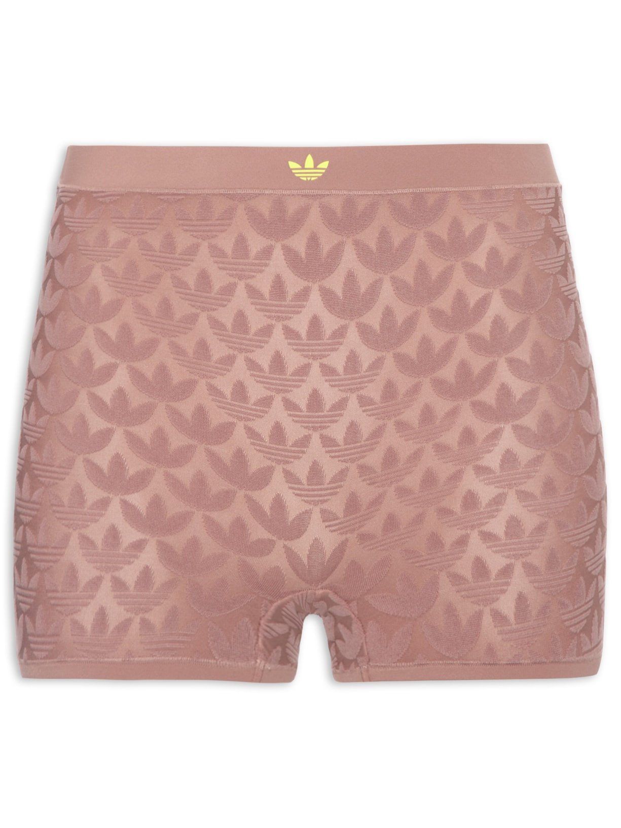 Calcinha Short Pant Microterrot Monogram Hi Rise Bege Adidas Originals Underwear