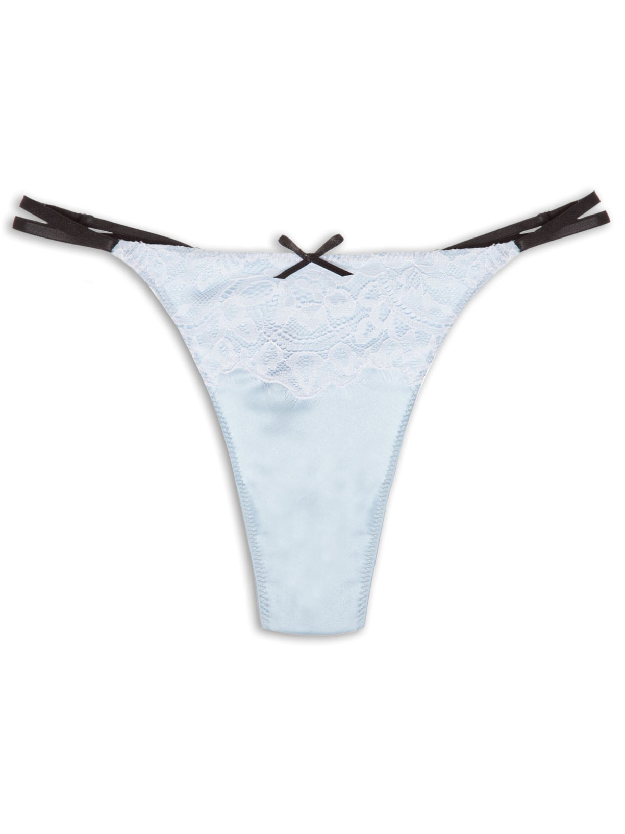 Calcinha String Cetim Celine - Azul