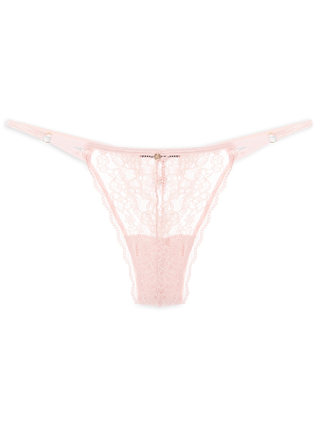 Calcinha String Fio Dental Em Renda Rosa Hope