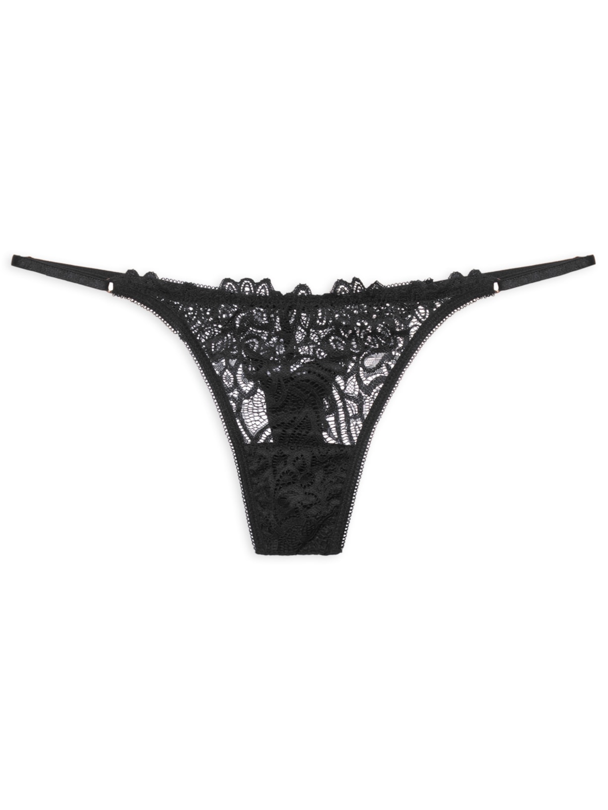 Calcinha String Fio - Preto