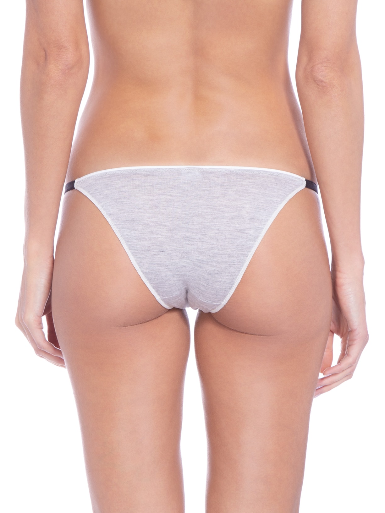 Calcinha String Flower Cotton Cinza Jogê