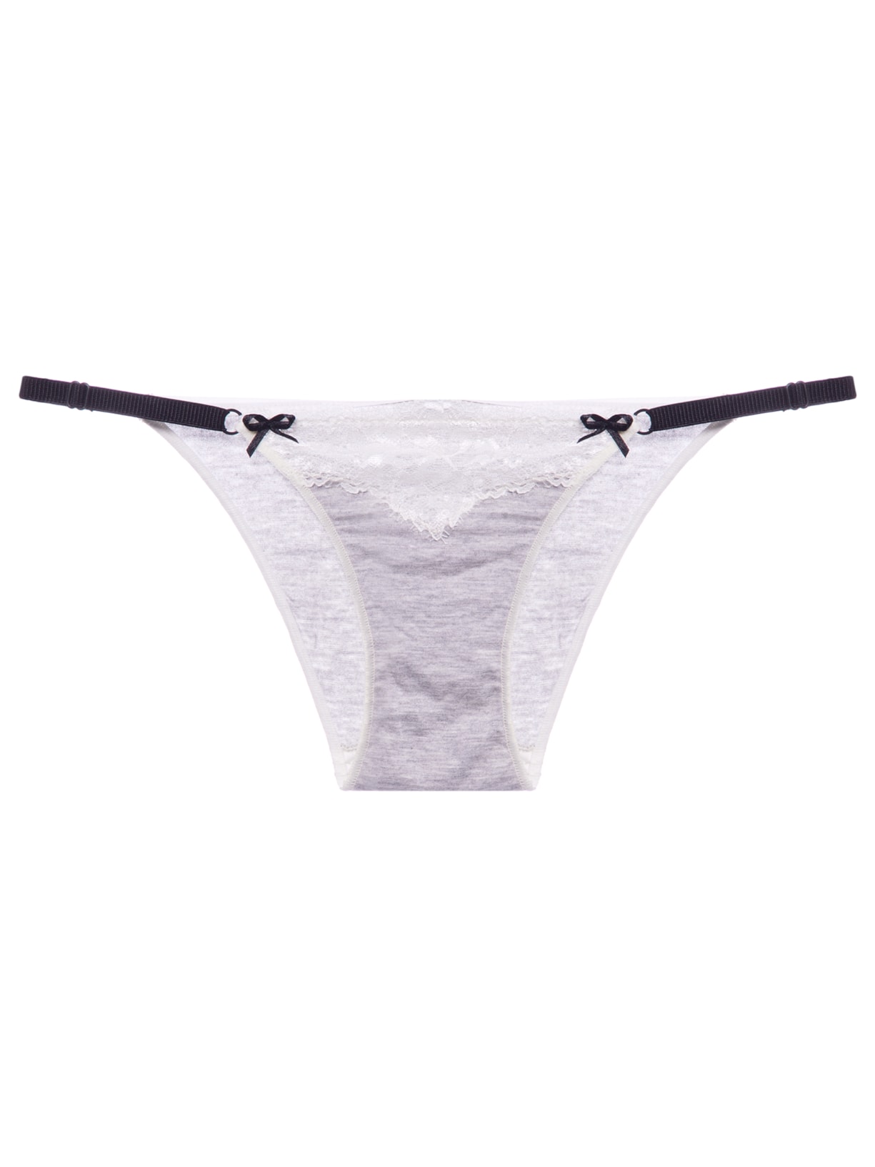 Calcinha String Flower Cotton Cinza Jogê