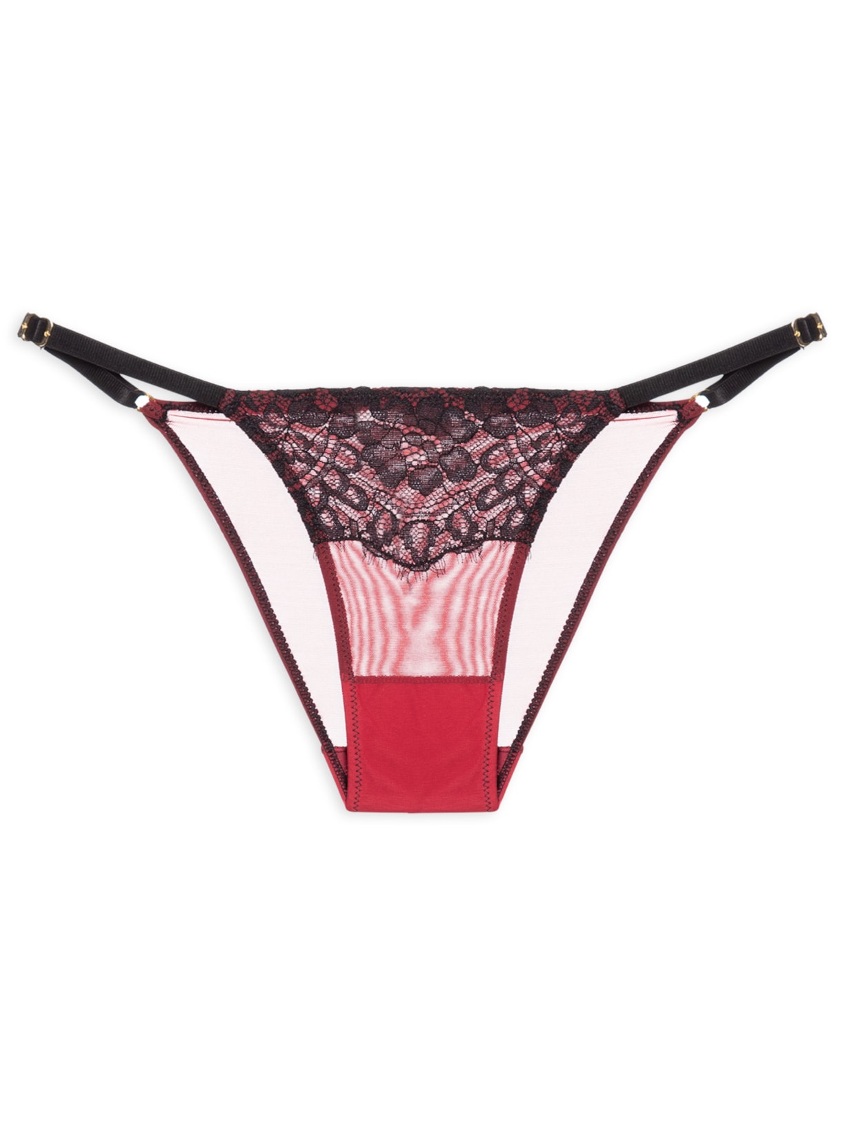 Calcinha String Renda Amy - Vermelho