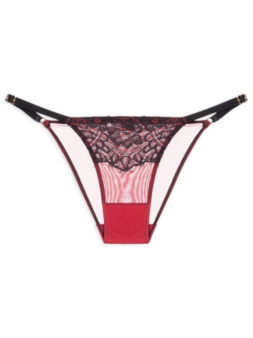 Calcinha String Renda Amy - Vermelho