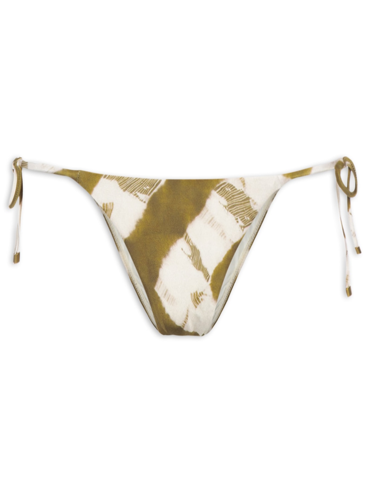 Calcinha Tanga Amarradinho Estampado - Verde