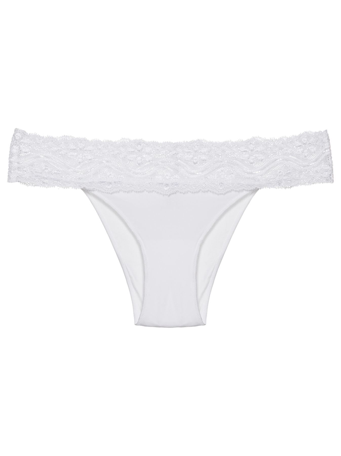 Calcinha Tanga Algodão One Basic - Calvin Klein Underwear - Branco -  Oqvestir