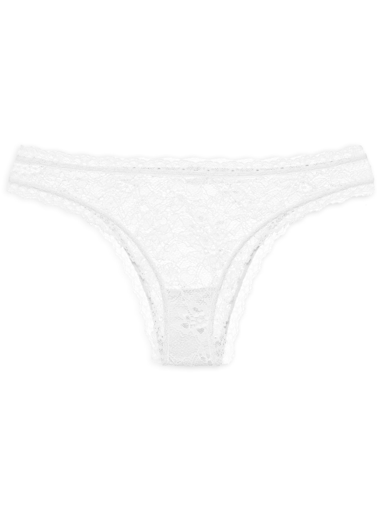 Calcinha Tanga Branco Valisere
