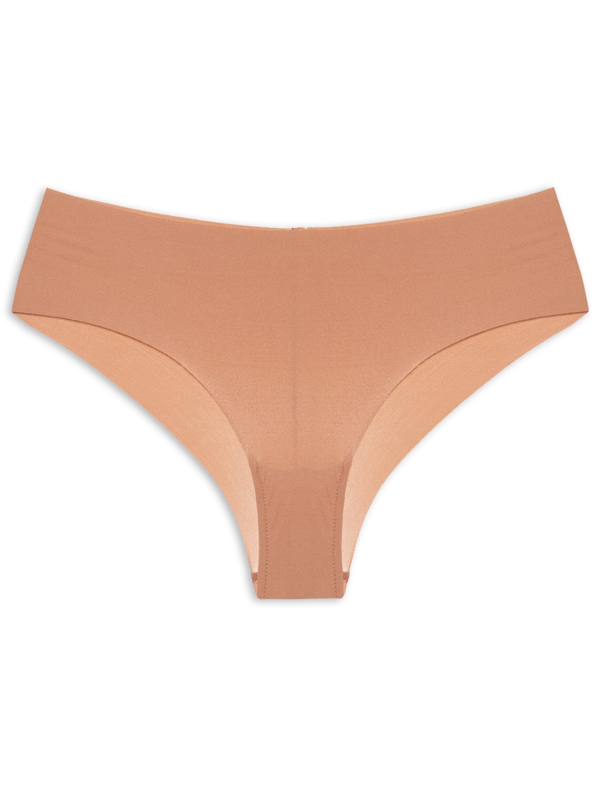 Calcinha Tanga Brasileira Em Microfibra - Marrom