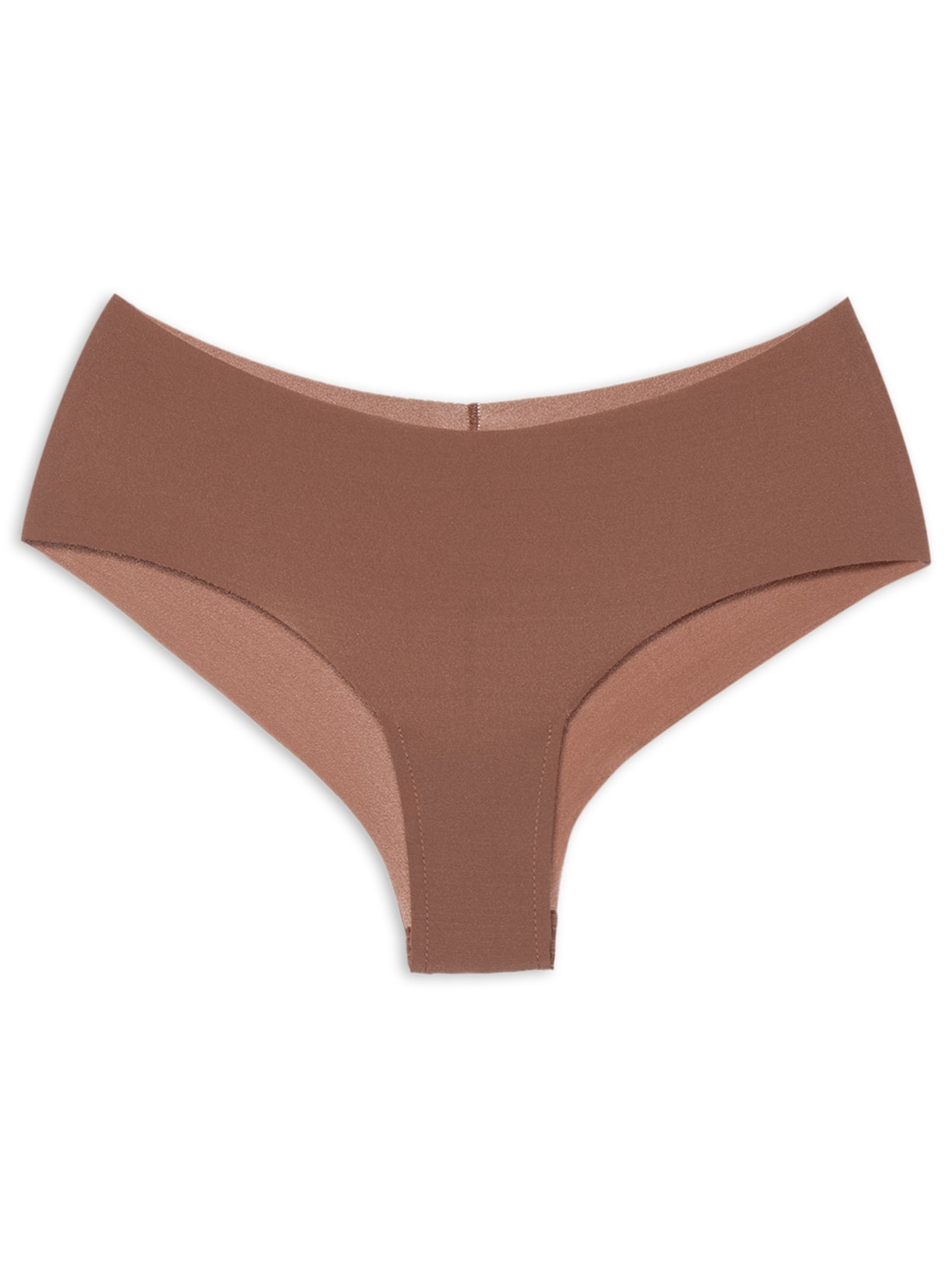 Calcinha Tanga Brasileira Em Microfibra Marrom Hope