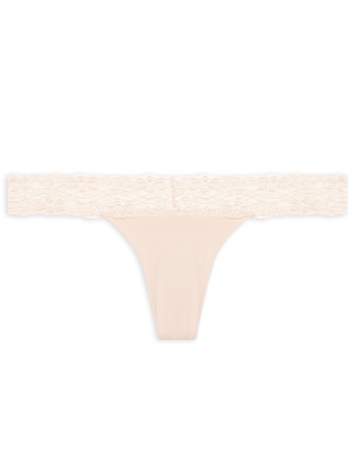 Calcinha Tanga Fio - Bege