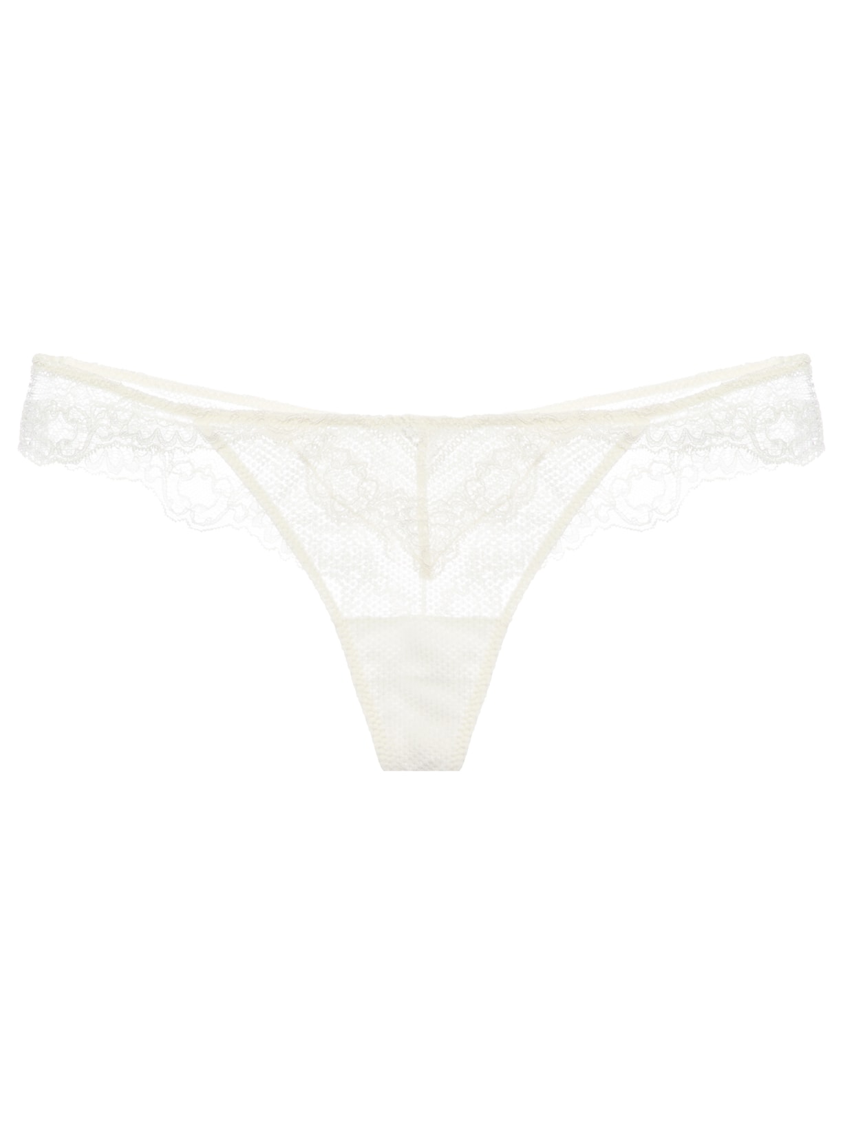 Calcinha Tanga Fio Dental - Off White