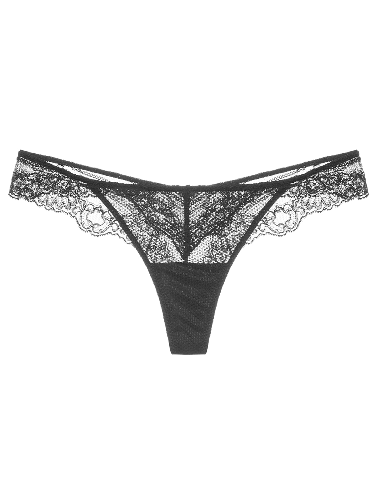 Calcinha Tanga Fio Dental - Preto