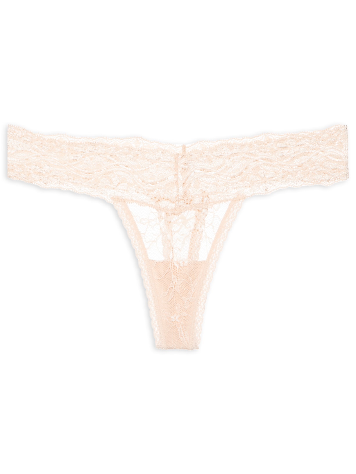 Calcinha Tanga Fio Leve Essencial - Bege