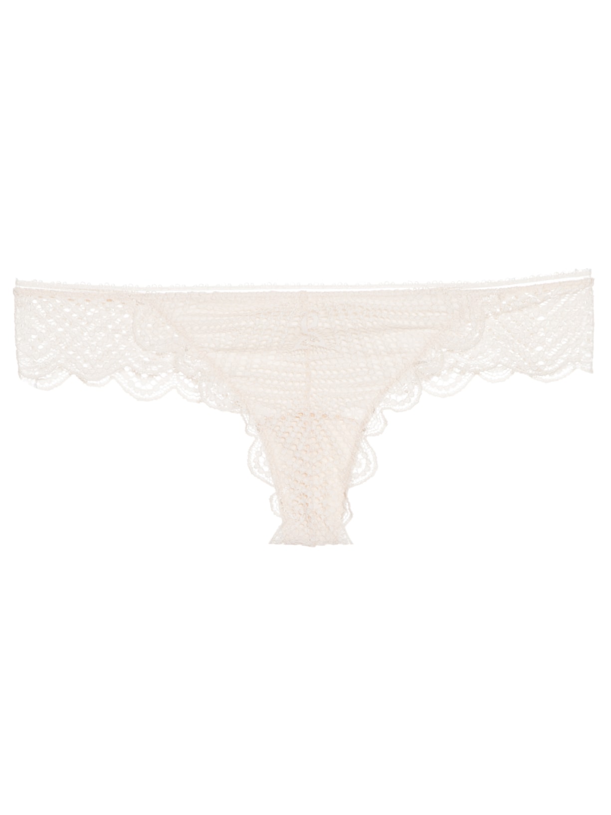 Calcinha Tanga Fio Off White Valisere