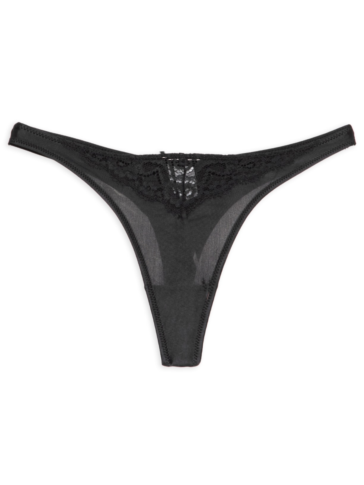 Calcinha Tanga Fio - Preto