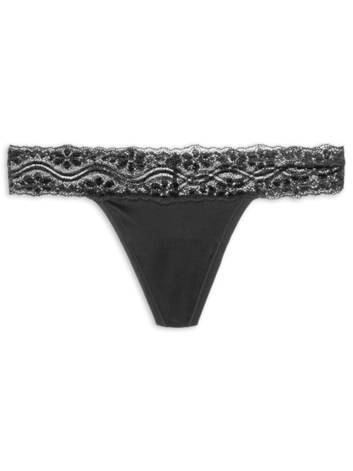 Calcinha Tanga Fio - Preto