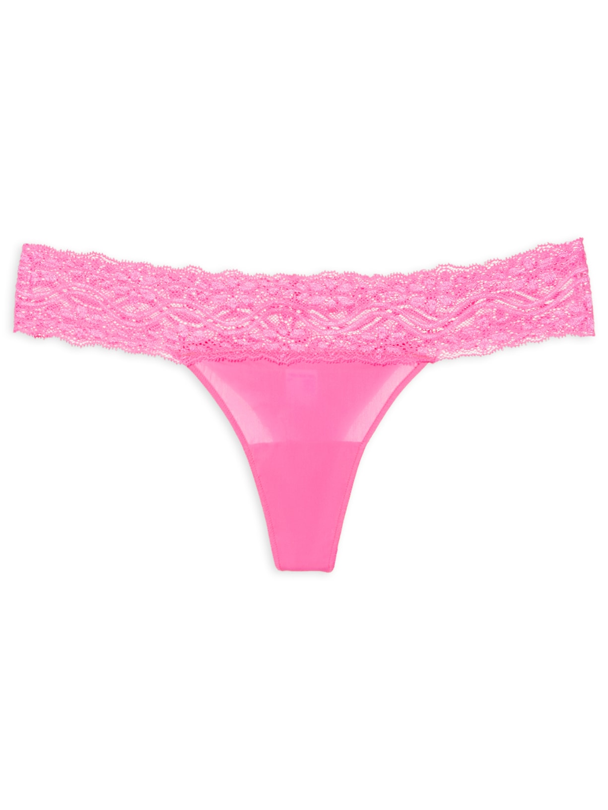 Calcinha Tanga Fio Rosa Valisere