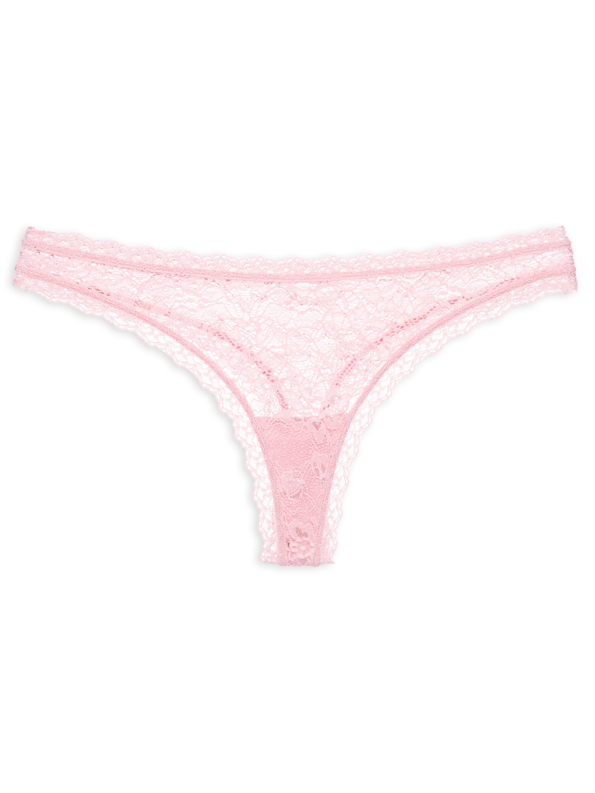 Calcinha Tanga Fio Rosa Valisere