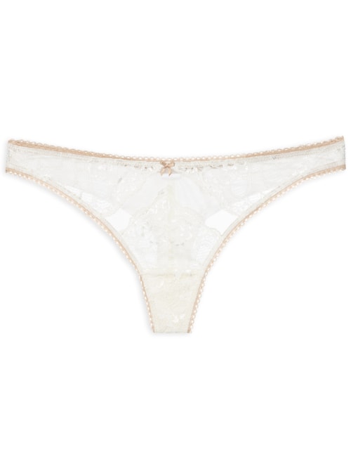 Calcinha Tanga Fio True Romance - Off White