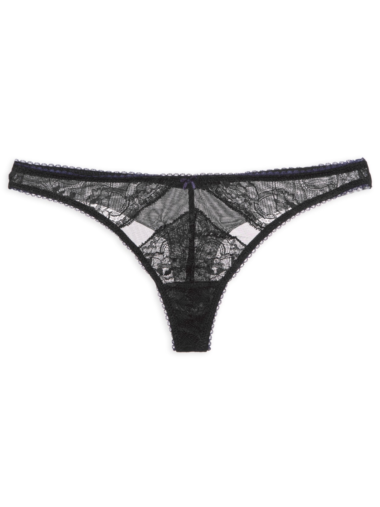 Calcinha Tanga Fio True Romance - Preto