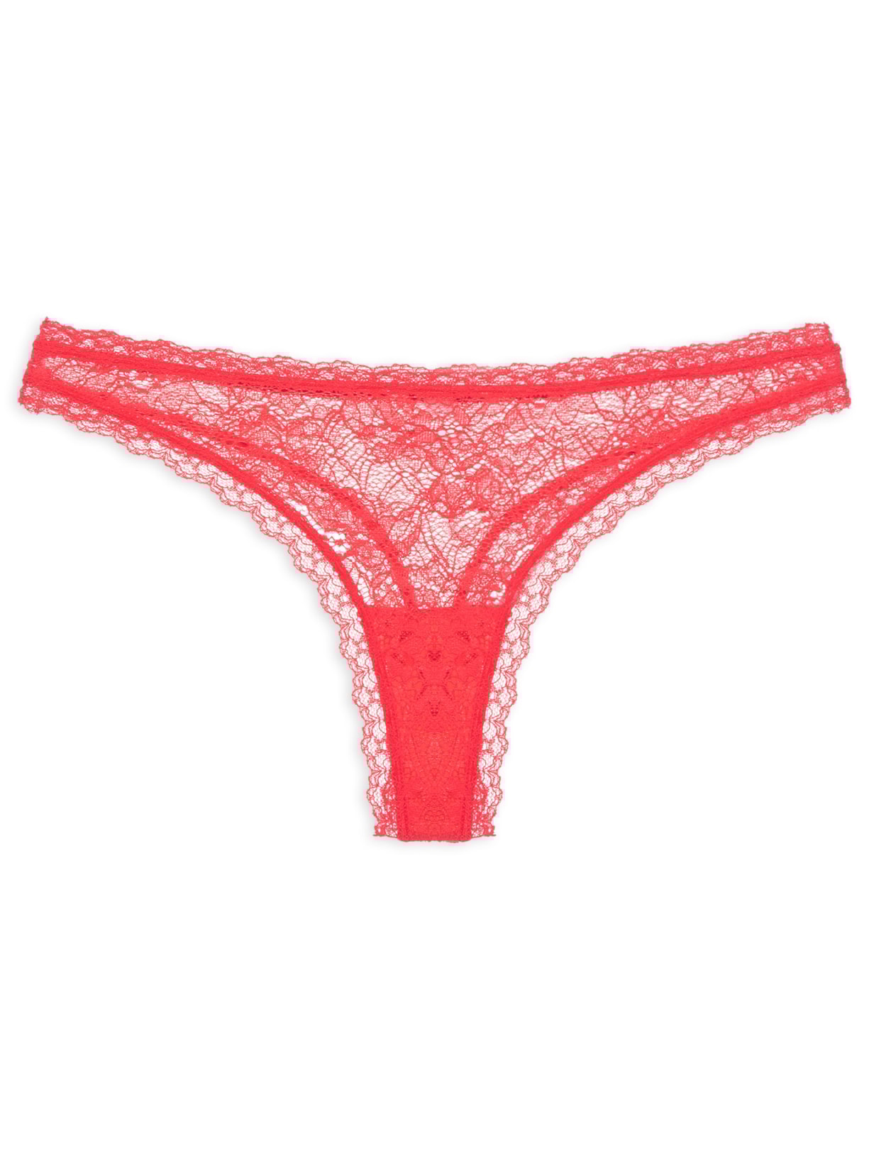 Calcinha Tanga Fio Vermelho Valisere