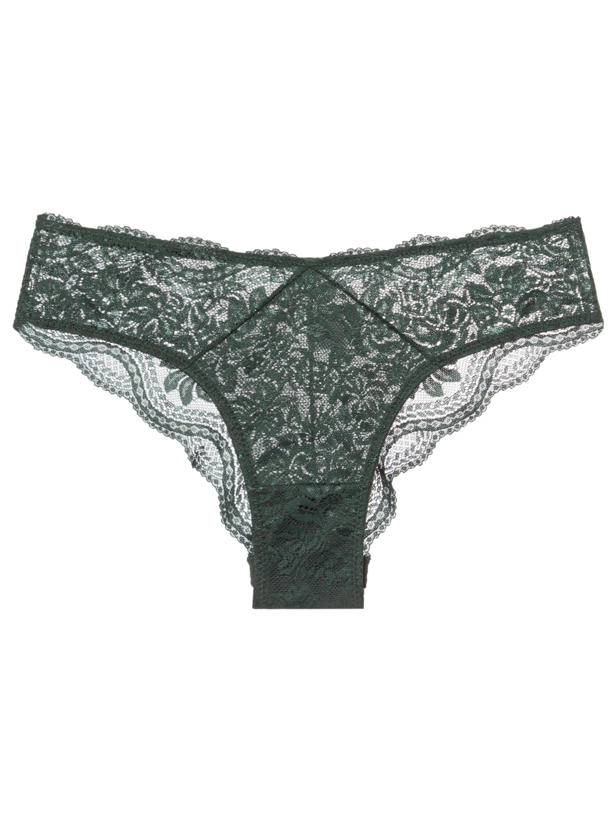 Calcinha Tanga Lace Essencial Lingerie - Verde