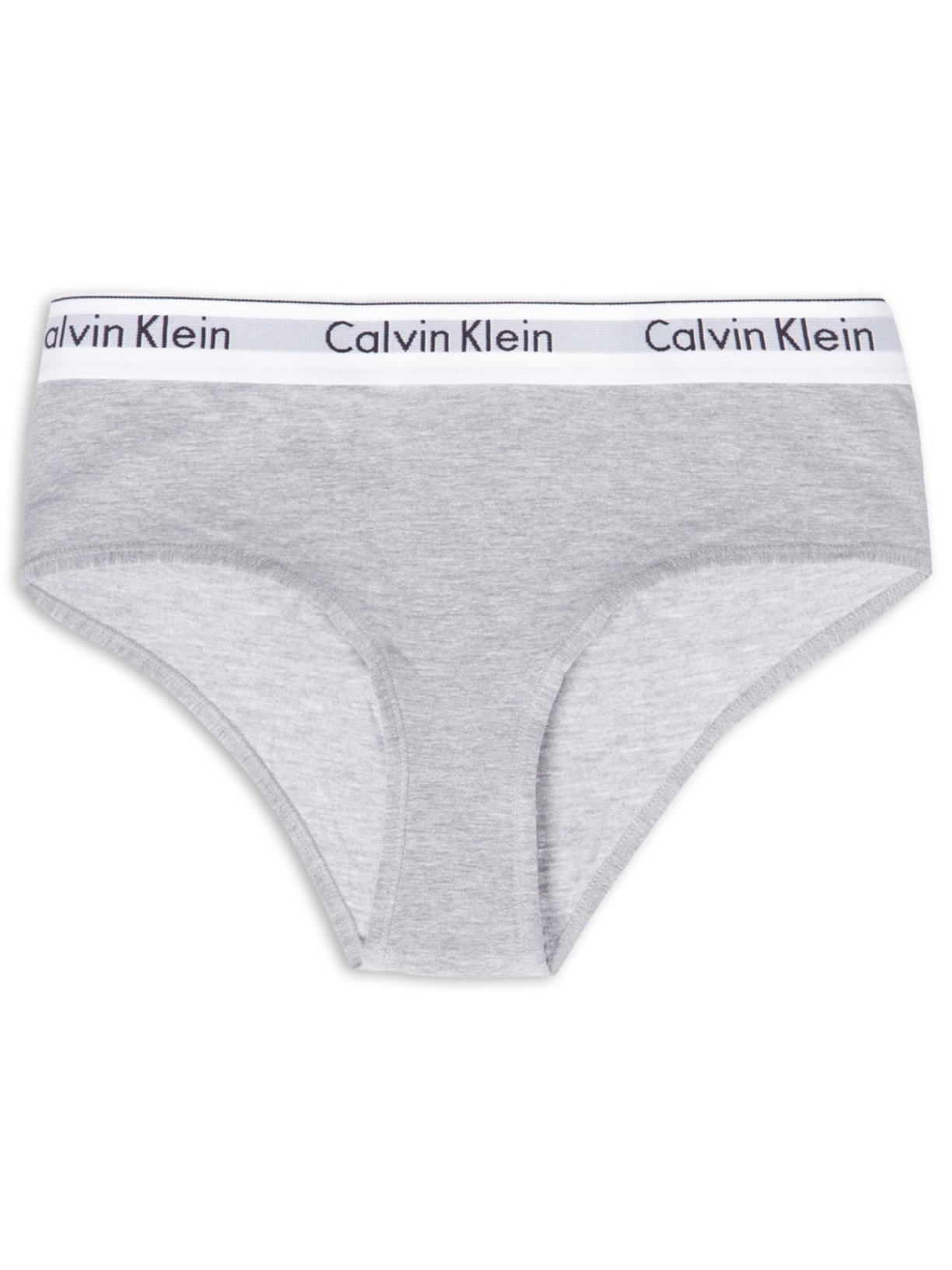 Calcinha Tanga Larga Modern Cotton - Cinza