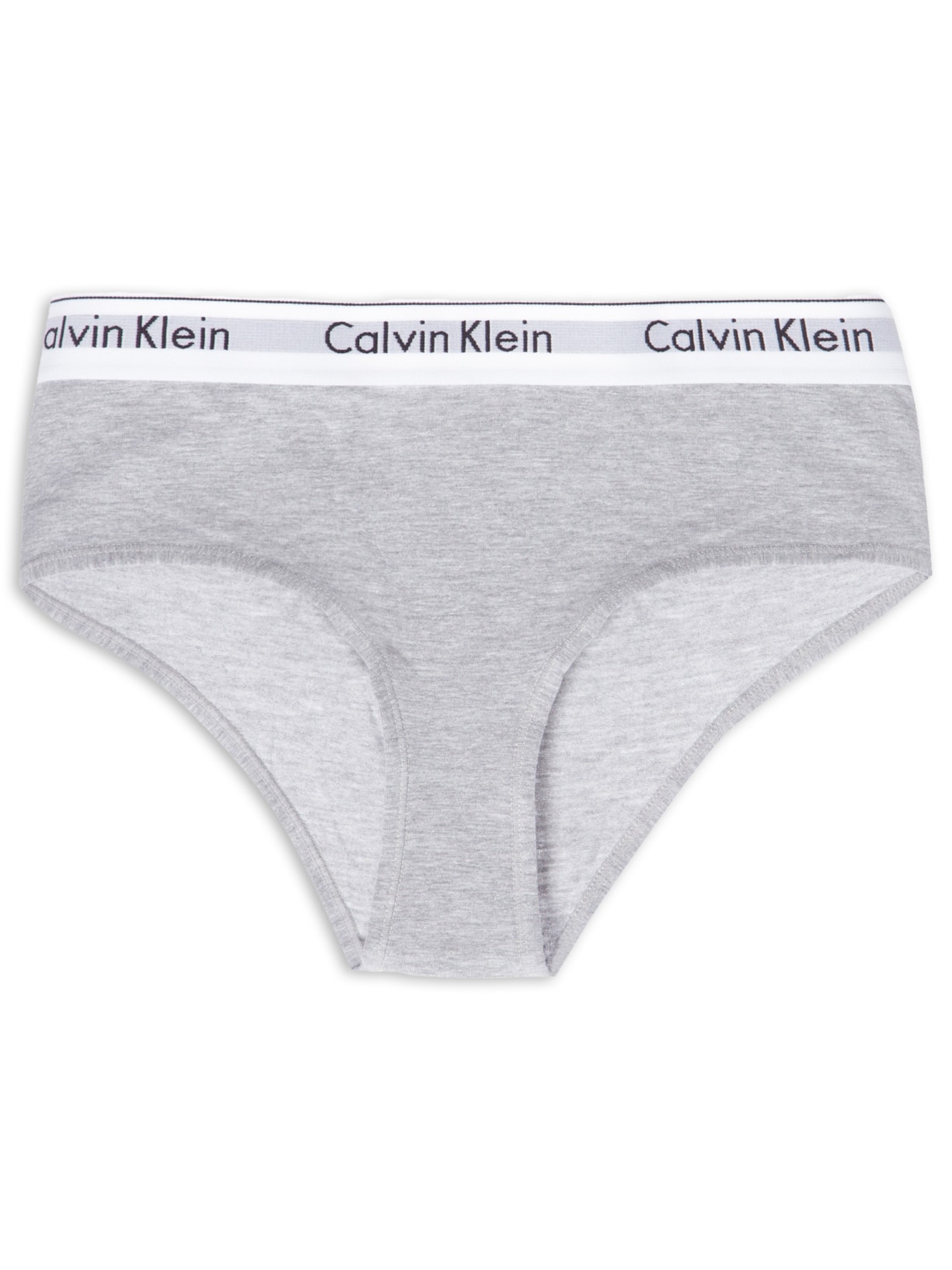 Calcinha Tanga Larga Modern Cotton - Cinza