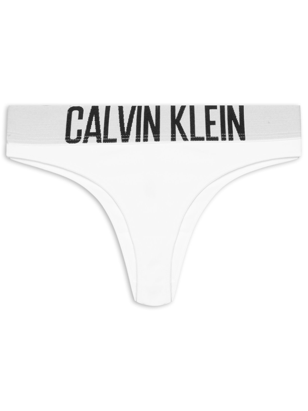 Calcinha Tanga Micro Intense Power Branco Calvin Klein Underwear
